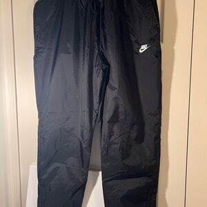 Nike Nylon Black Wind-Track Joggers Men’s Size: X-Large